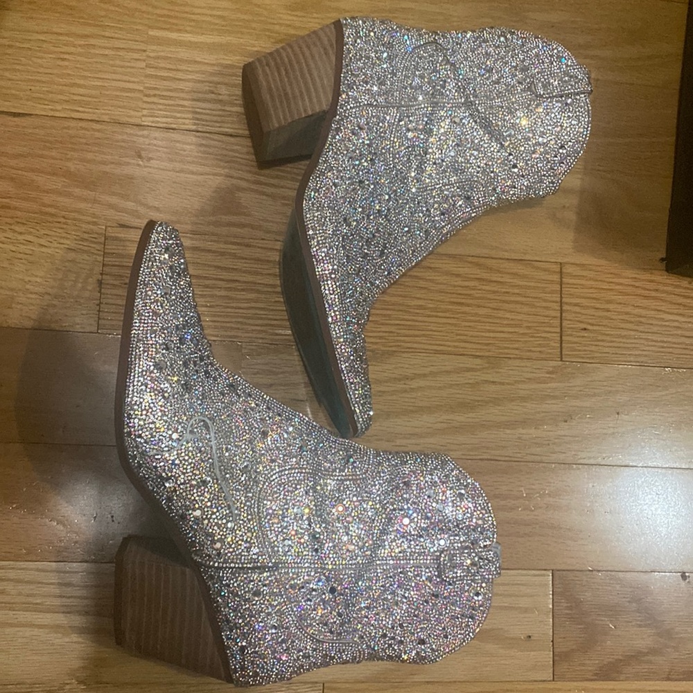 Betray Johnson Rhinestone Cowboy Boots